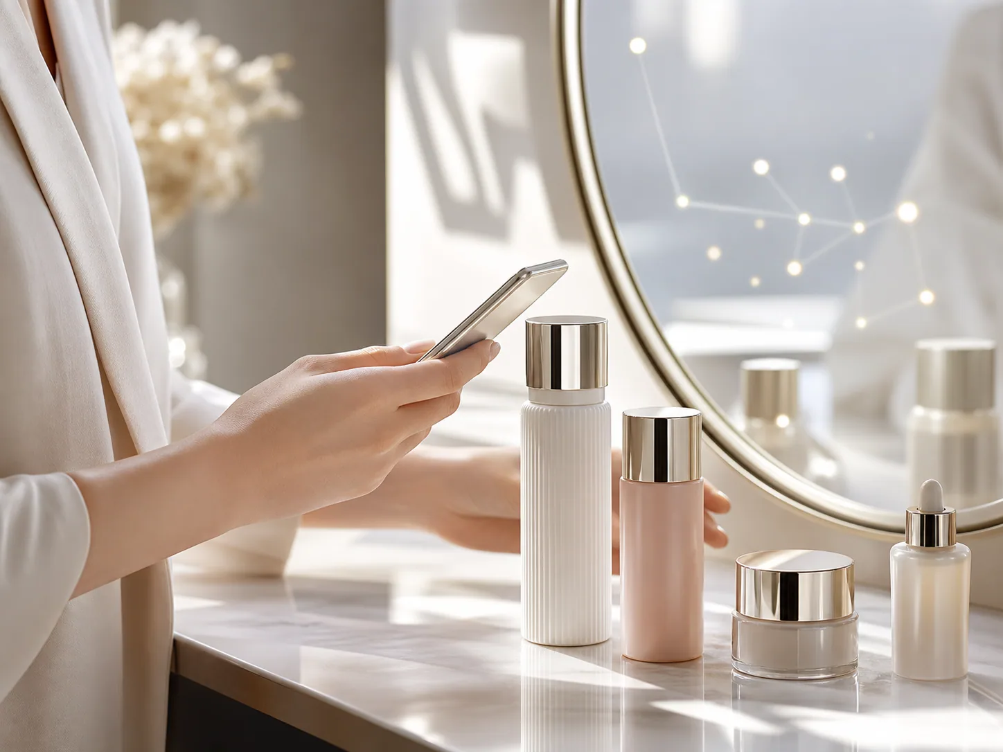 A mobile-led beauty retail operating scene